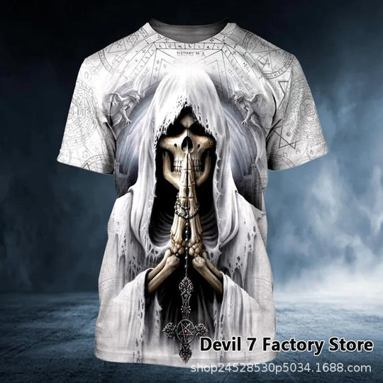 Vikings Skulls T-skjorte