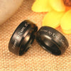 Svart Par Promise Ring