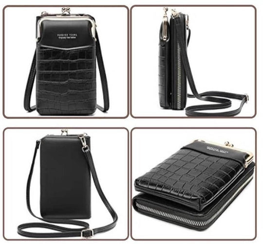 Crossbody-veske til telefonen