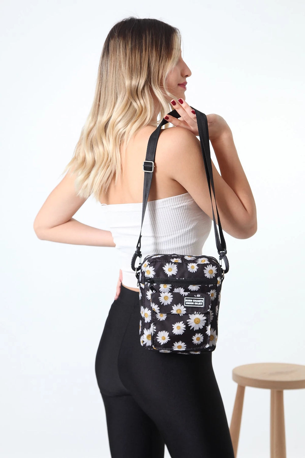 Daisy Pattern Shoulder Crossbody Bag