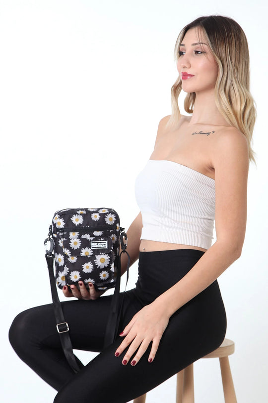 Daisy Pattern Shoulder Crossbody Bag