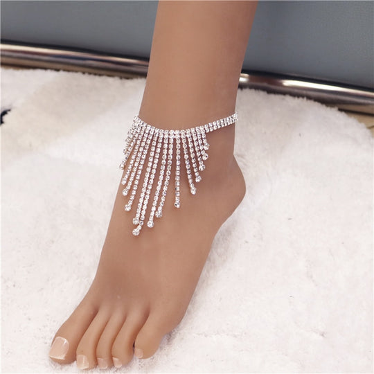 Dame Rhinestone dusk anklet