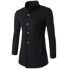 Trenchcoat for menn med krage