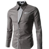 Slim Fit, lange ermer for menn