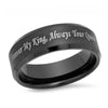 Svart Par Promise Ring