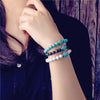 Turkis Beaded Turtle Armbånd
