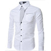 Slim Fit, lange ermer for menn