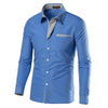 Slim Fit, lange ermer for menn