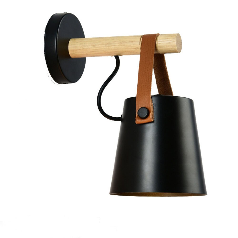 Nordic Wooden Vegglampe