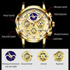 Luksus kronograf klokke for menn