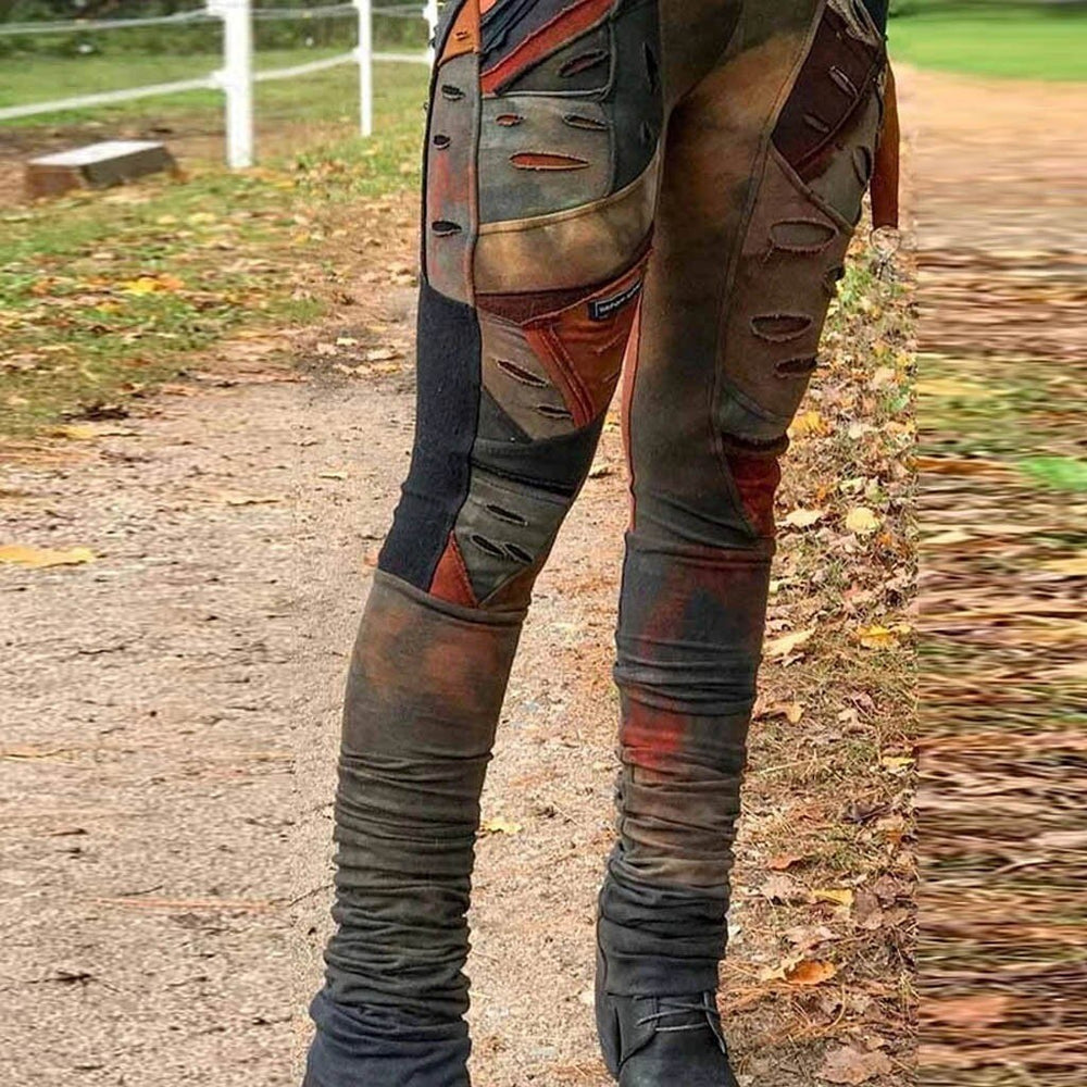 Høymeldet Tie-Dye Retro Leggings