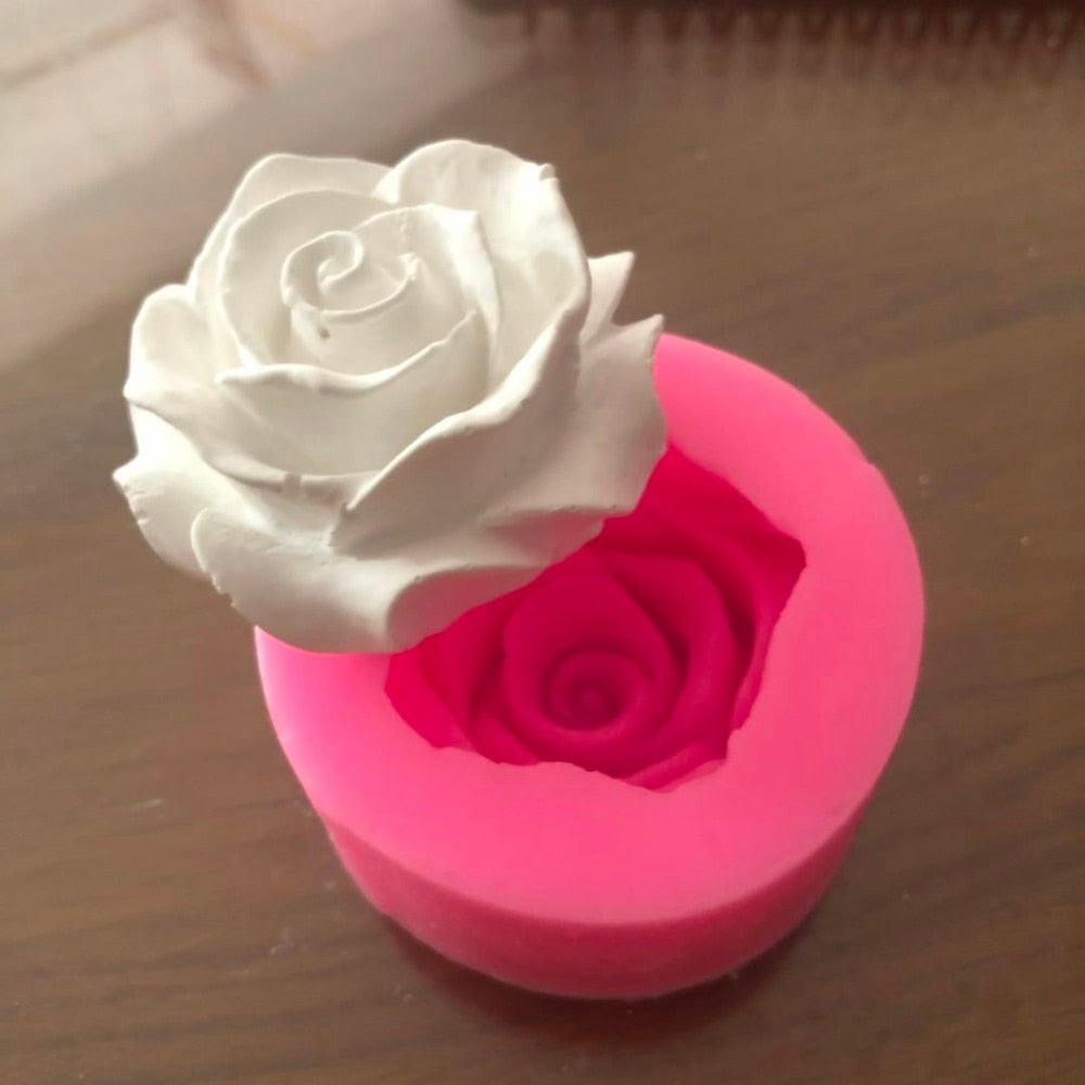 Rose silikonform