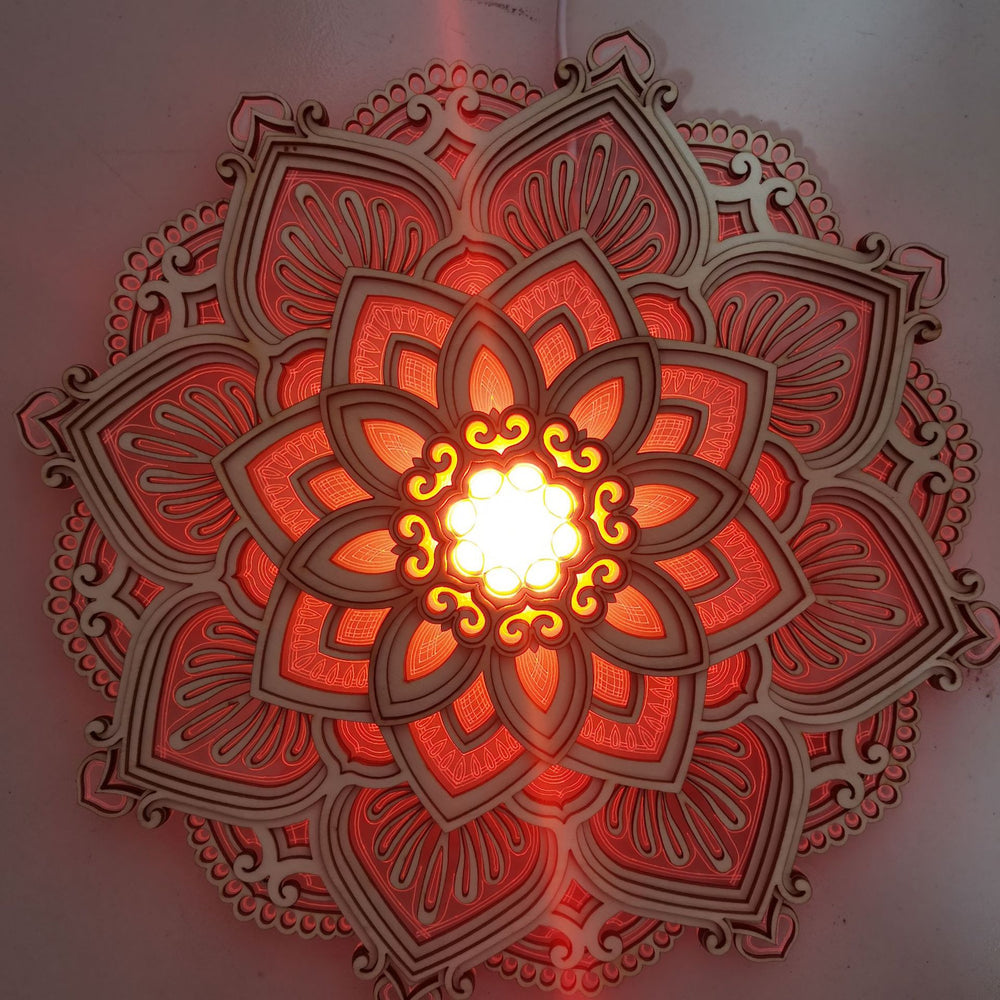 Mandala yoga lampe