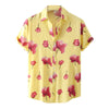 Blomsterkrageskjorte for menn