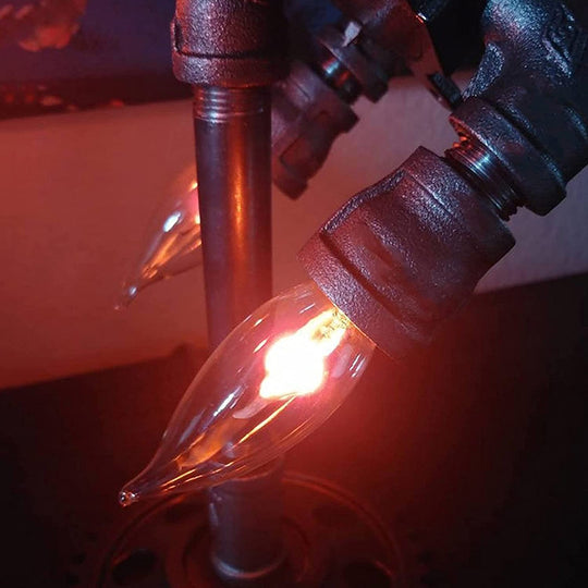 Steampunk rakettlampe