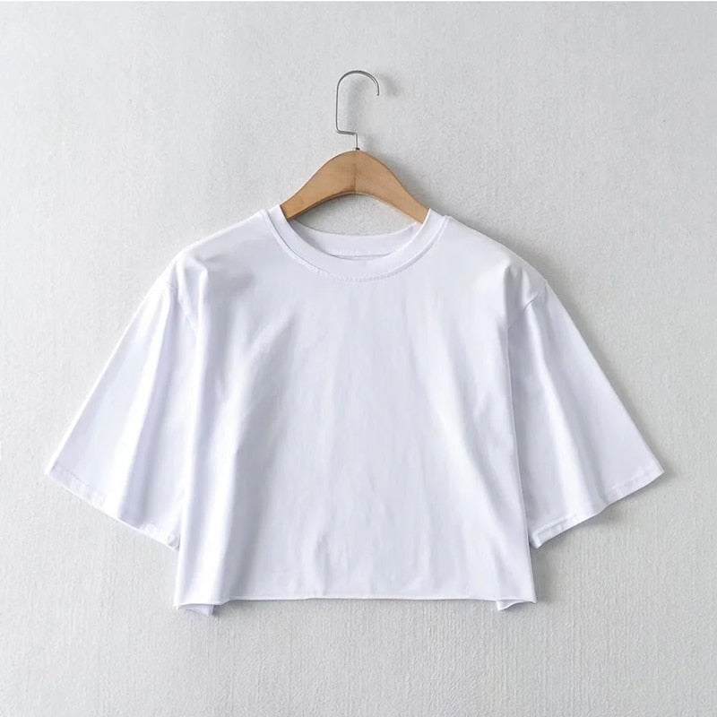 Løs Crop Top