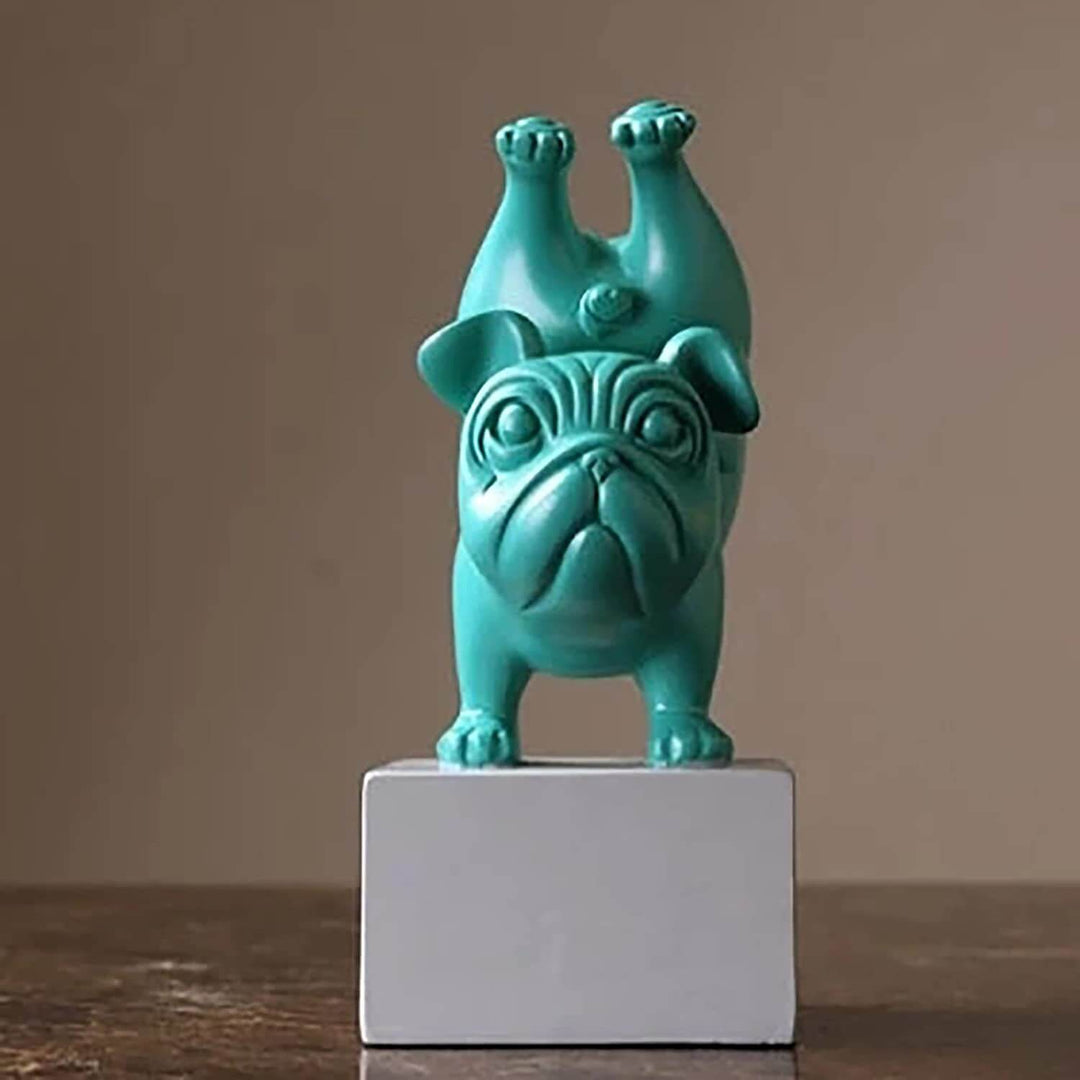 Yoga Bulldog figur