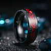 Karbonfiber Celtic Dragon Ring