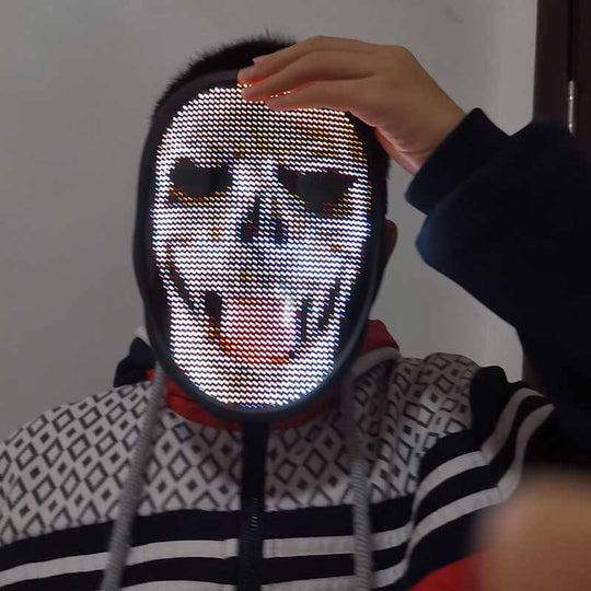 Ansiktstransformerende digital maske
