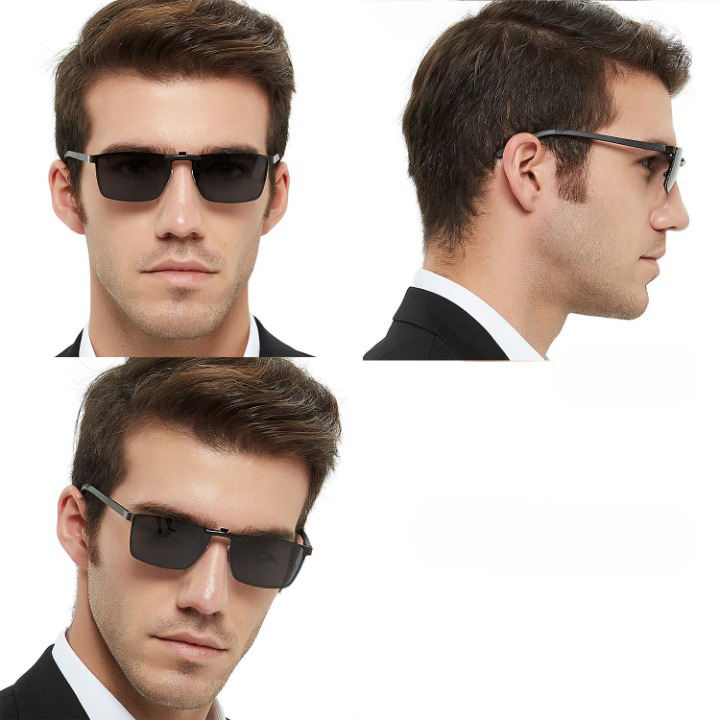 Polariserte klips-solbriller