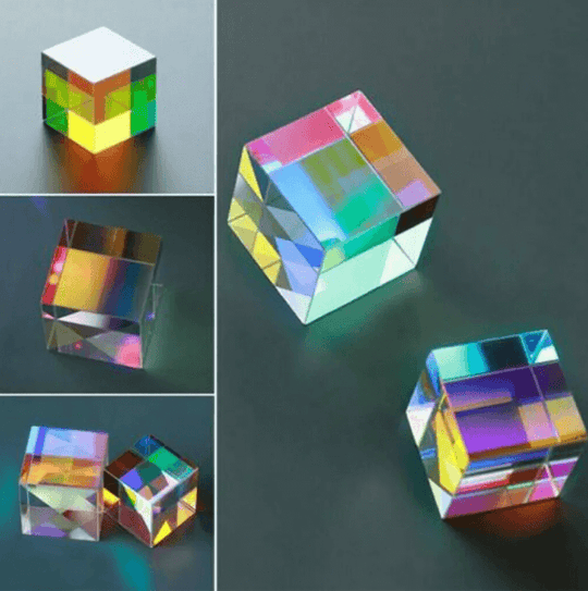 Optisk prisme -kube