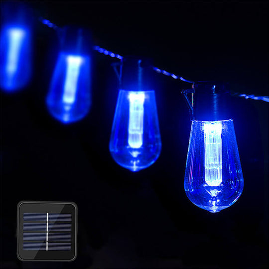 Solcelledrevne LED utendørs strenglys