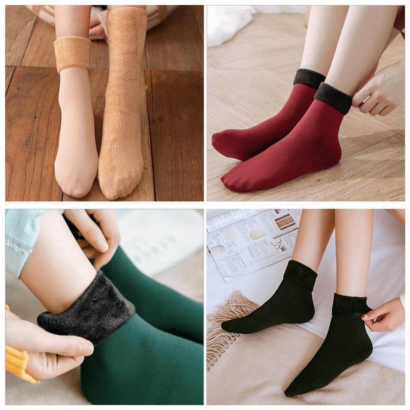 Snugly | Velvet Winter Thermal Socks (1+2 par GRATIS)